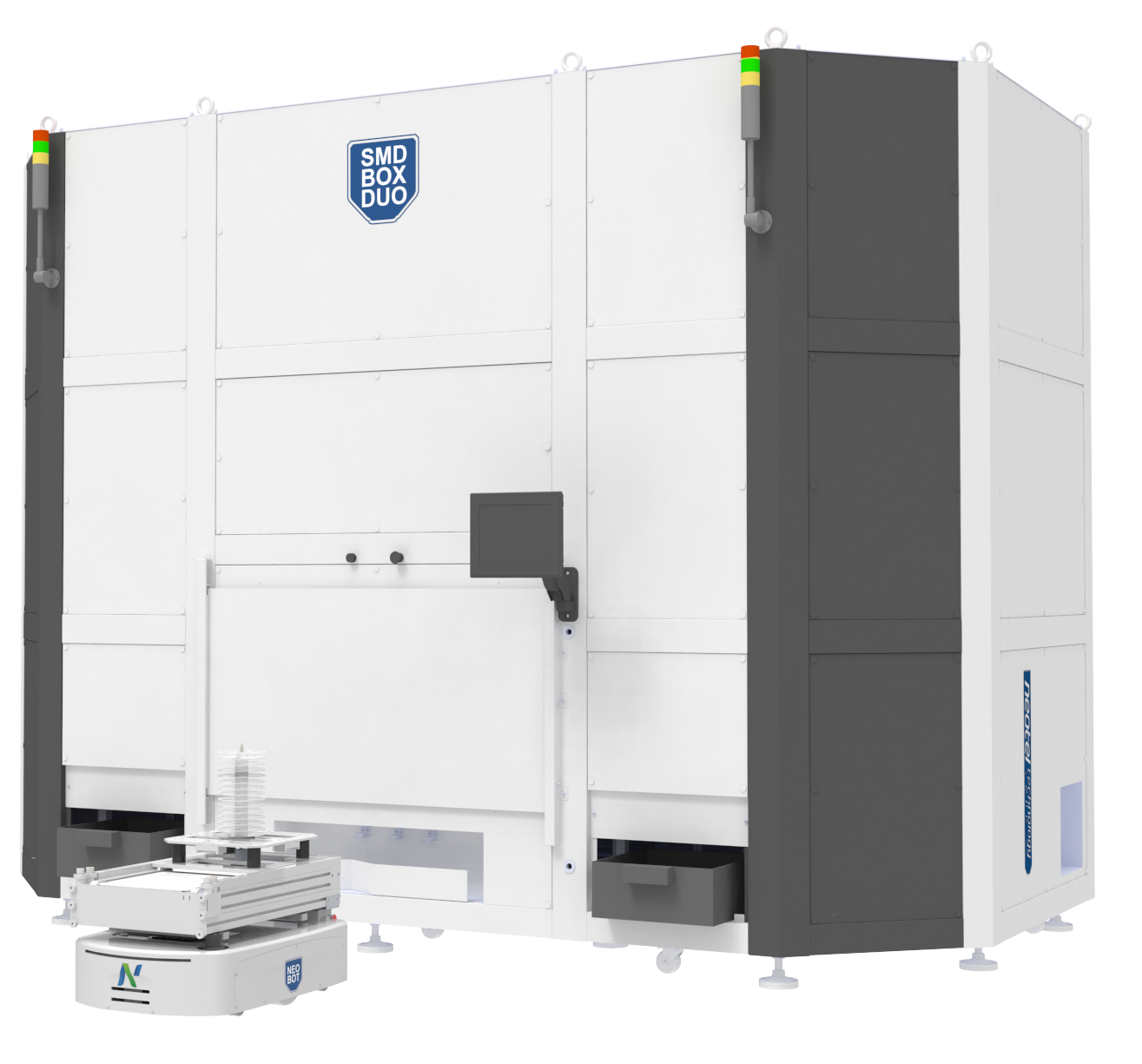 SMD BOX DUO zweikanaliges Smart-Lager - Neotel Technology