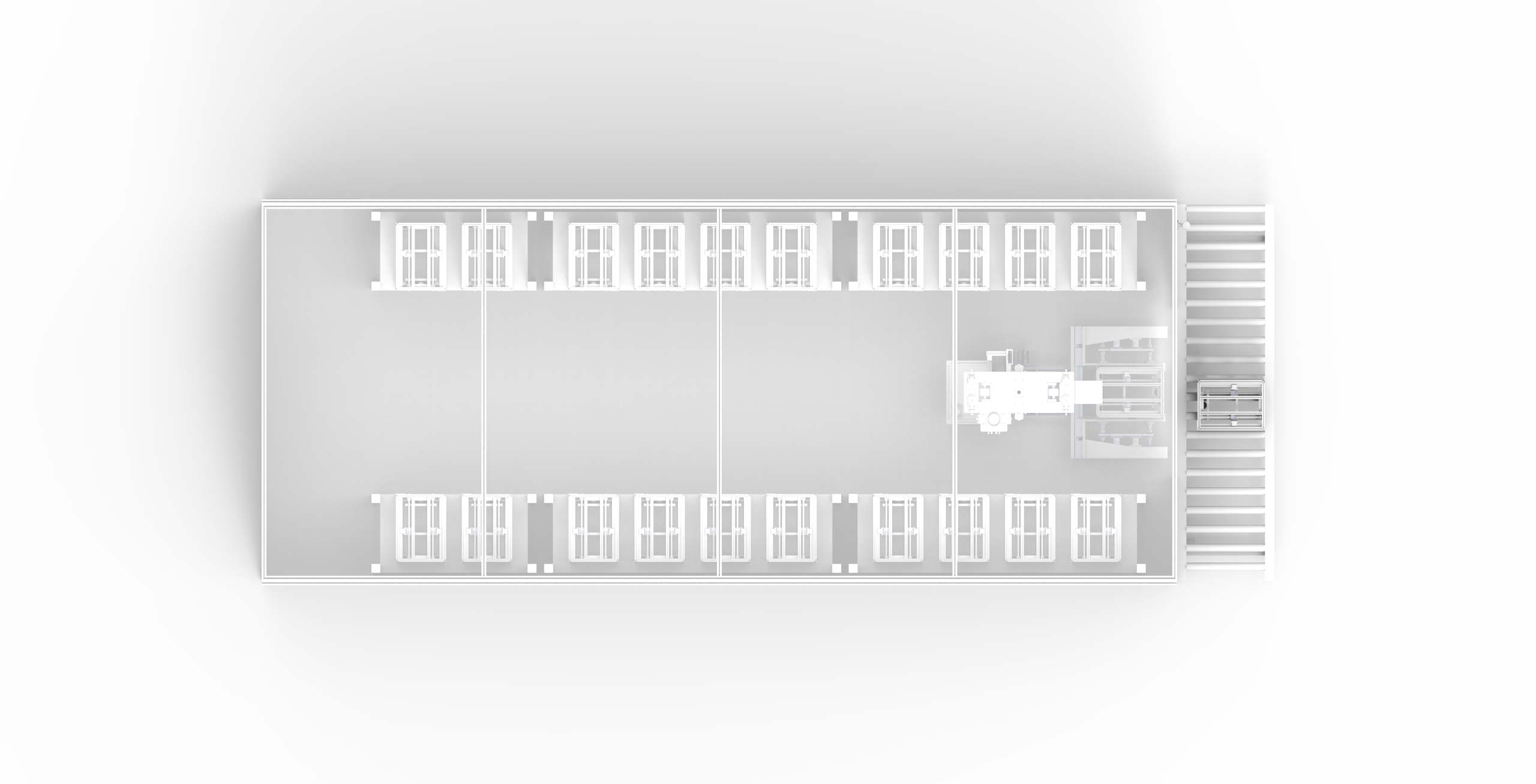 SMD BOX XLM Draufsicht Layout PCB-Magazin-Lagersystem - Neotel Technology