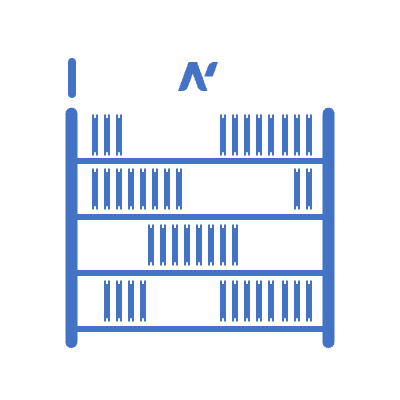 NEO LIGHT halbautomatisches Regalsystem